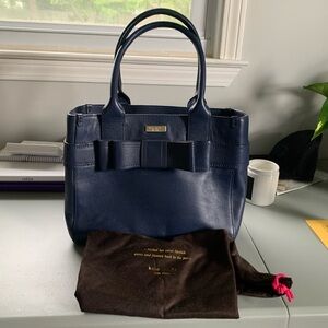 Kate Spade Blue Bow Bag